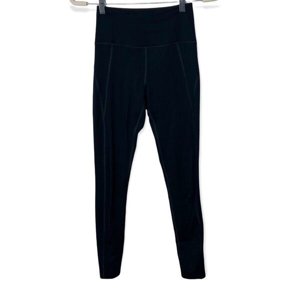 Girlfriend Collective Black High Rise Leggings Size Small Tights Basic Pants S - Picture 5 of 14